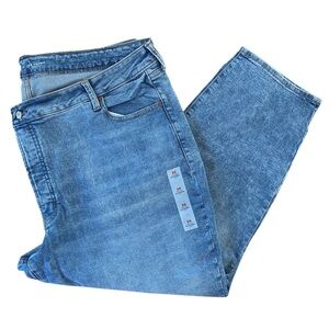 NWOT Old Navy Plus O.G. Straight Ankle Jeans Stone Medium Wash- Size 26